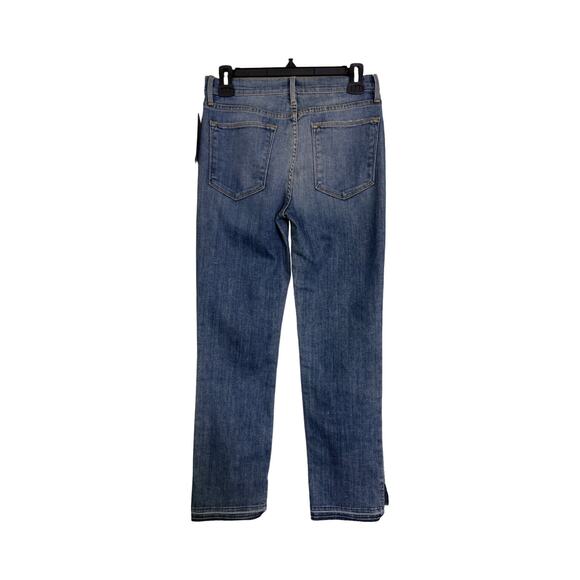 Frame Denim Le High Straight Jeans 27 Foster Wash Raw Hem Made in USA - Picture 5 of 10